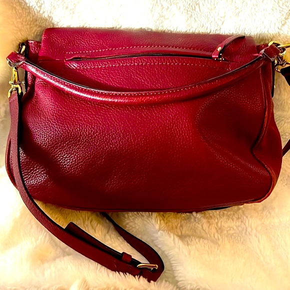 Kate Spade Burgundy shoulder purse - Picture 2 of 6